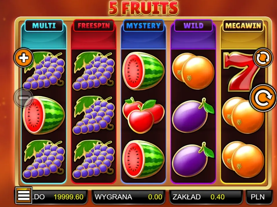 Blik Slot 5 Fruits