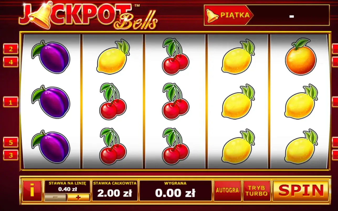 Klasyczna Blik gra slotowa Jackpot Bells