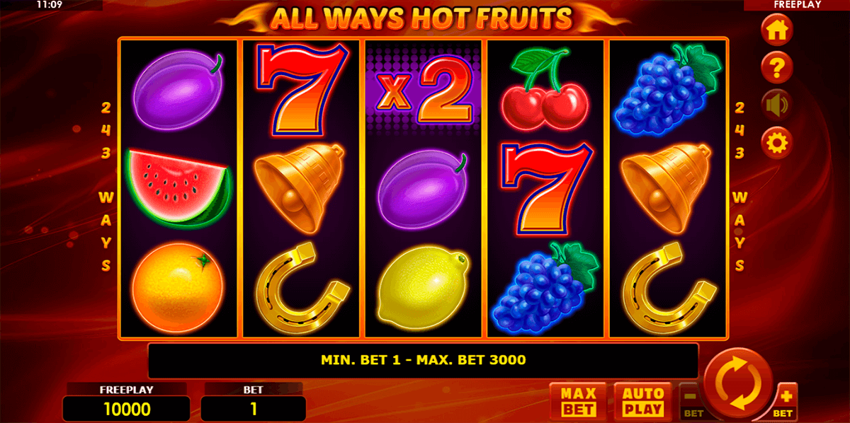 always hot fruits amatic automat online 