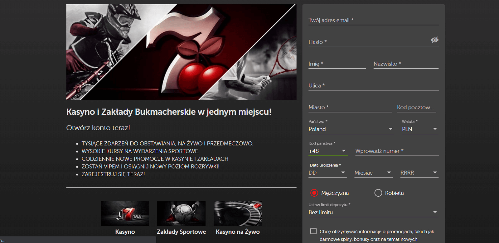 betsafe rejestracja