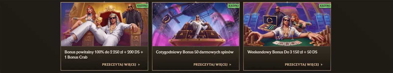 Bonusy kasynowe Realz w Polsce
