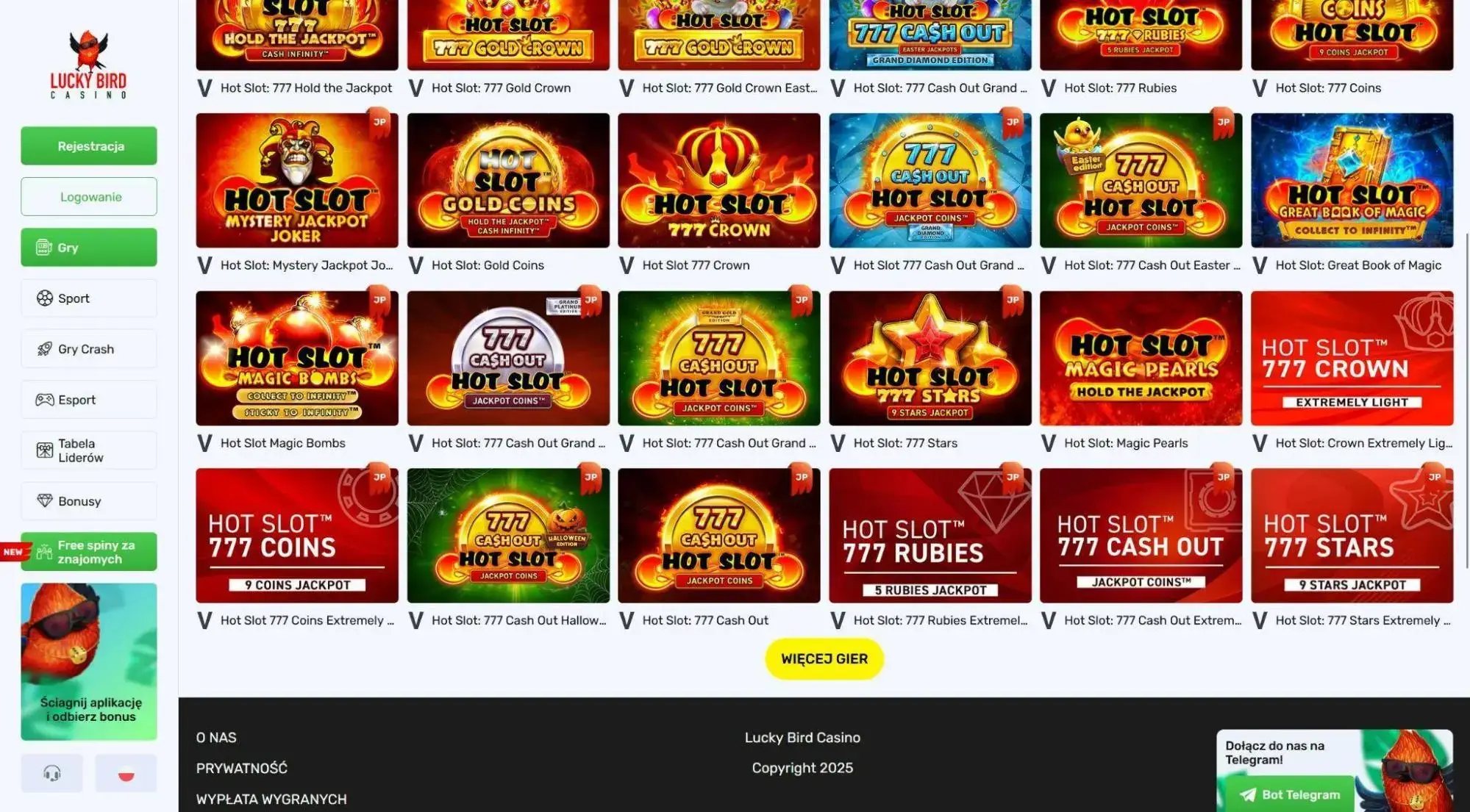 Hot Slot: 777 Cash Out Grand Platinum Edition w Lucky Bird Casino