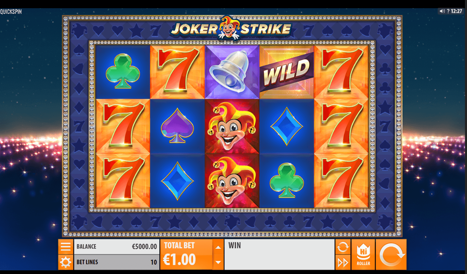 Joker Strike slot screenshot