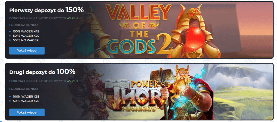 Oferty bonusowe w AMPM Casino