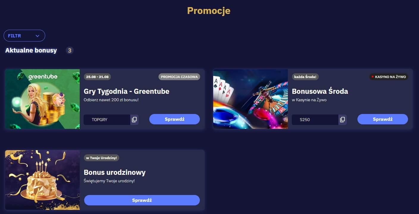 Total Casino Promotions Poland