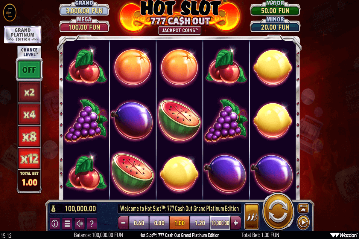 hot slot 777 cash out grand platinum edition screenshot
