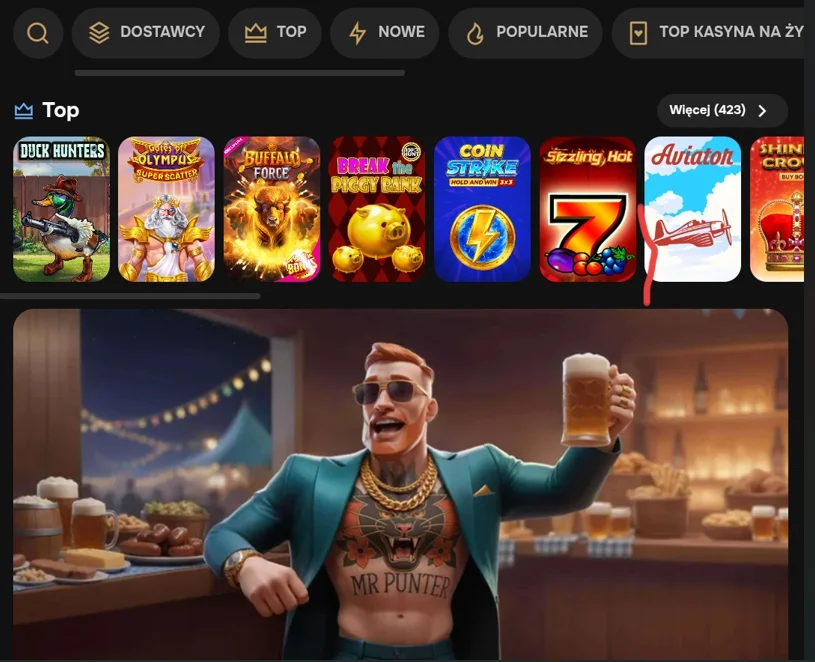 MrPunter Casino Mobile Version Poland