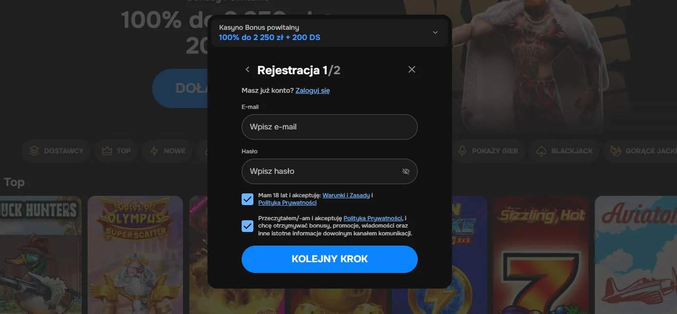 MrPunter Casino Registration Poland