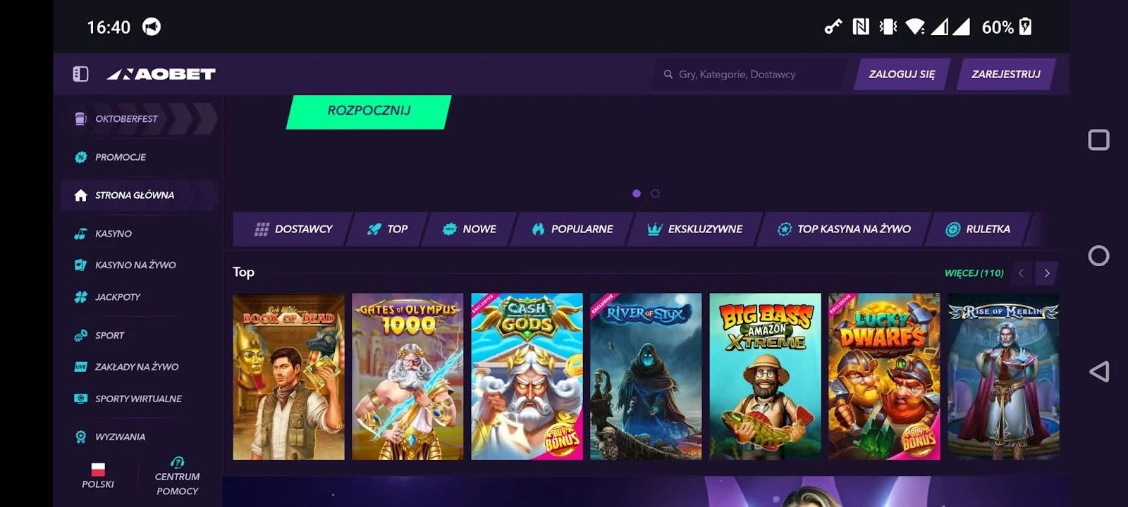 Naobet Casino Games 2 Poland