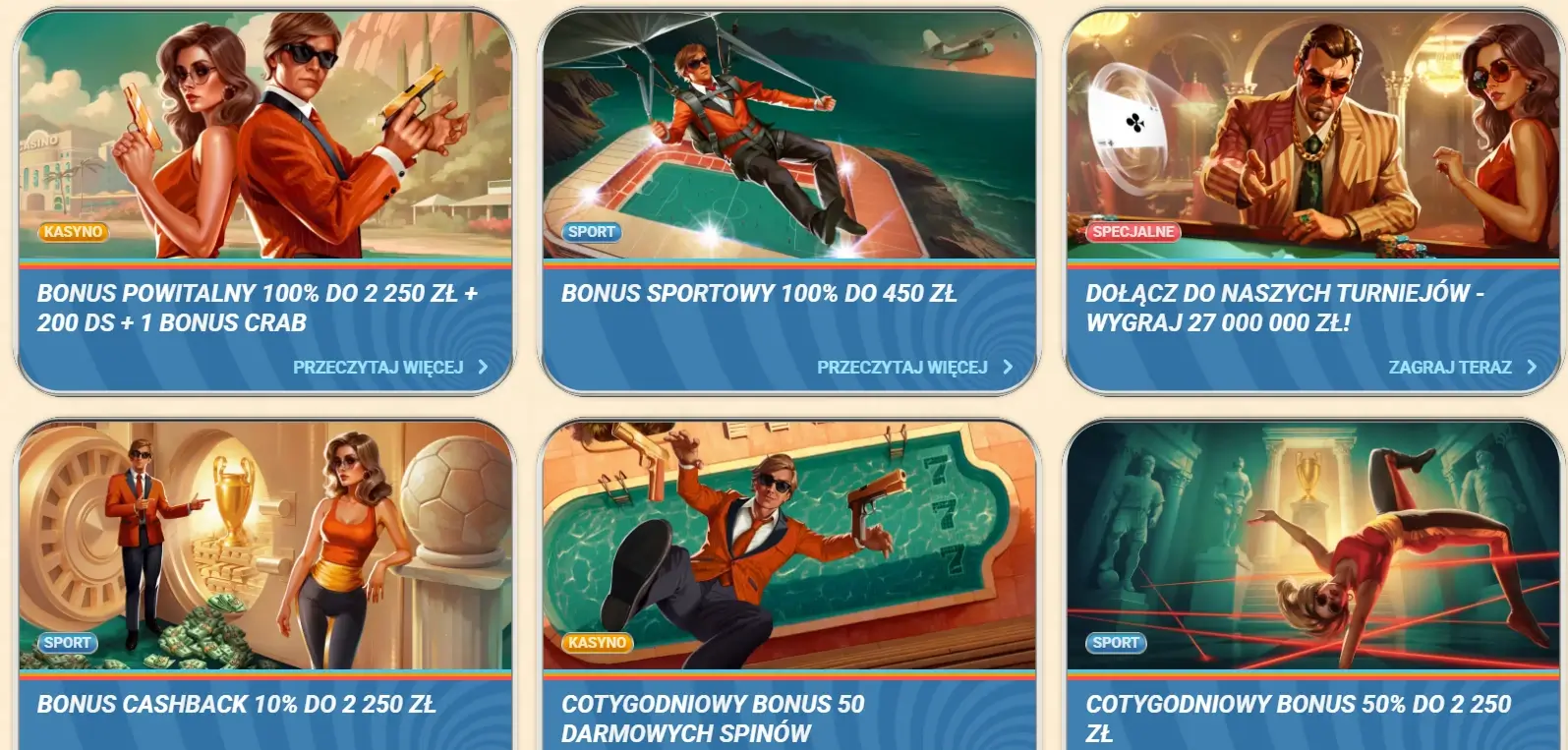 vegasino casino bonuses