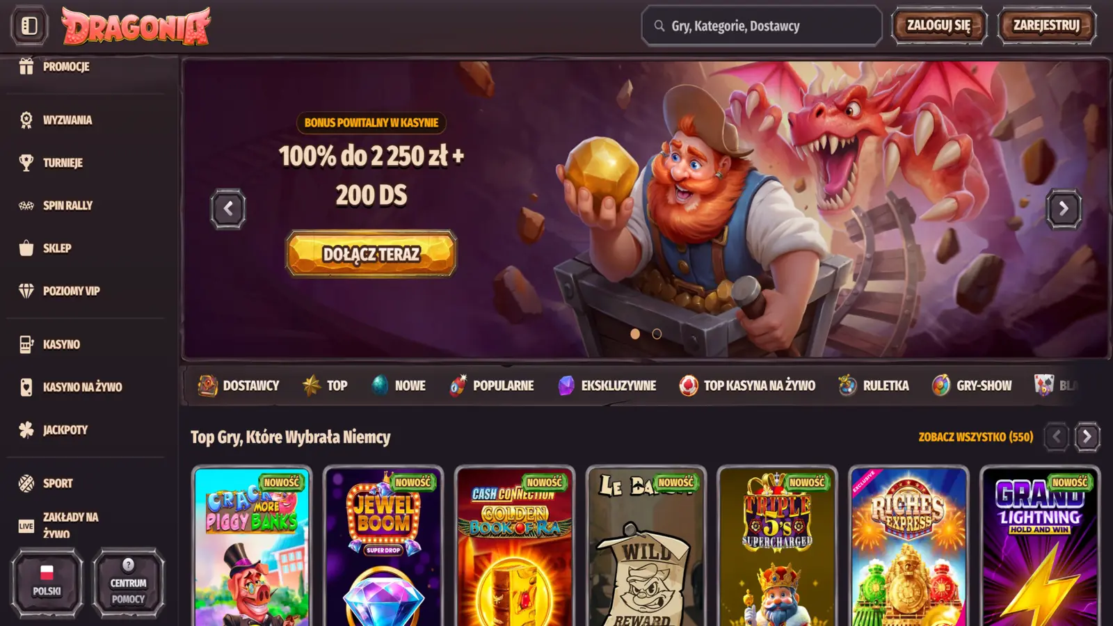 Dragonia Homepage