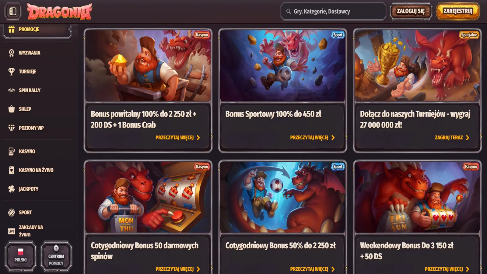 Dragonia Promocje
