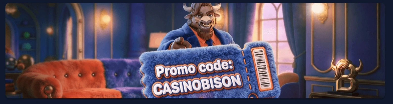 Bison Casino kod promocyjny CASINOBISON