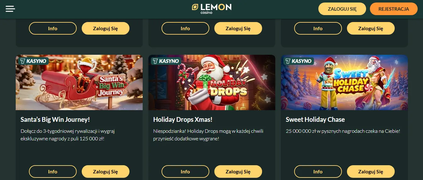 Lemon Casino Bonuses