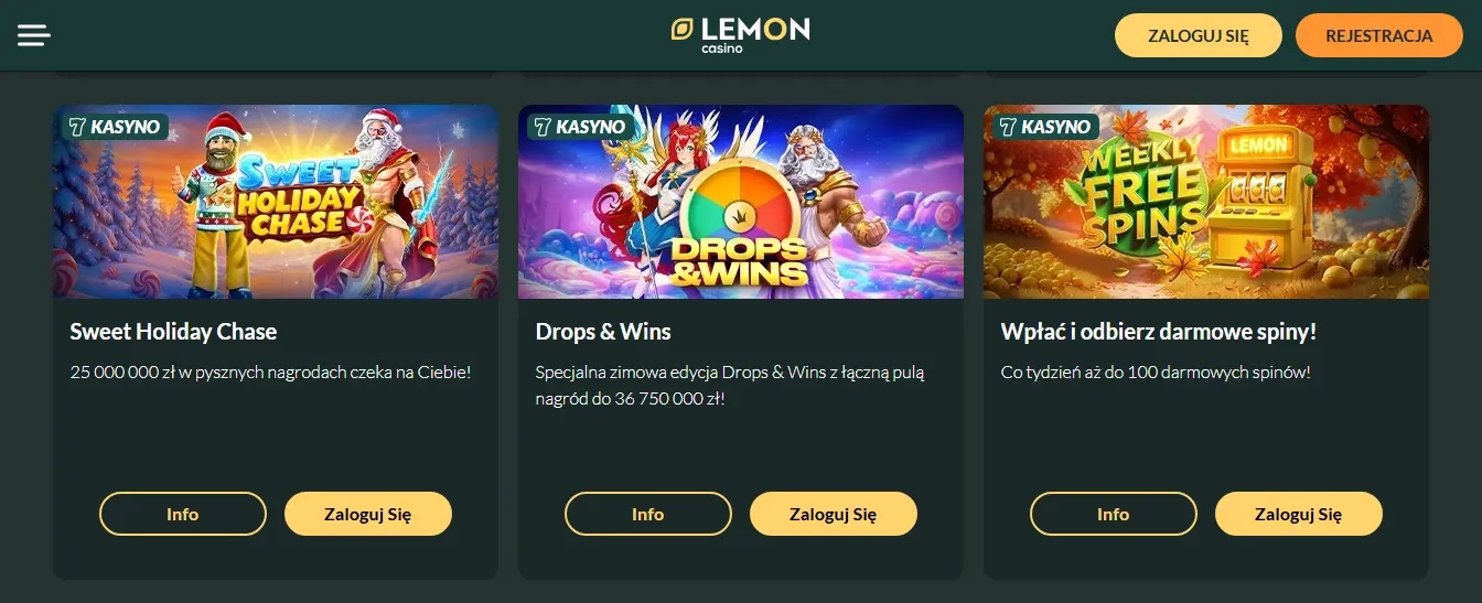 Lemon Kasyno Online