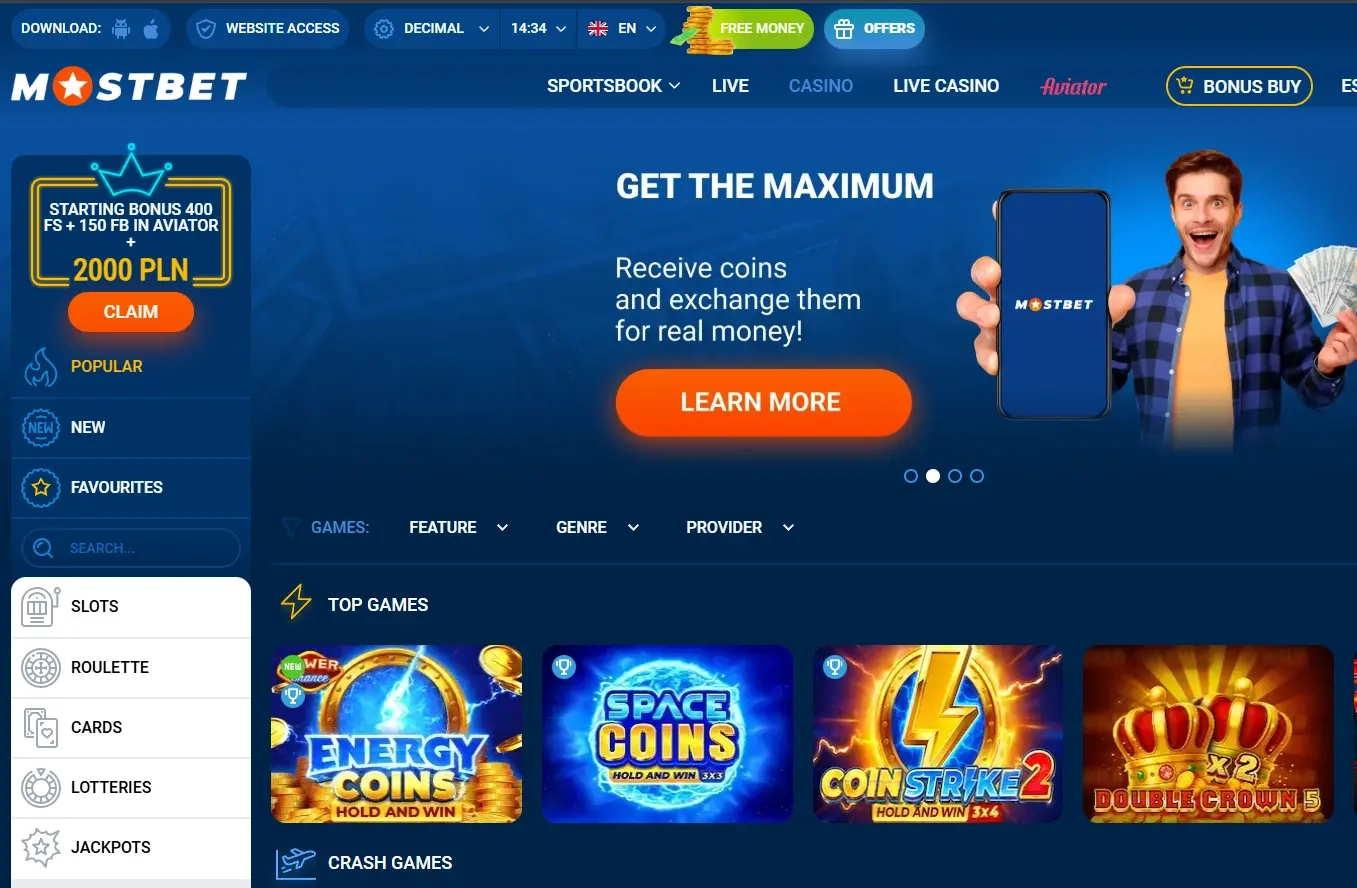 most bet top kasyno