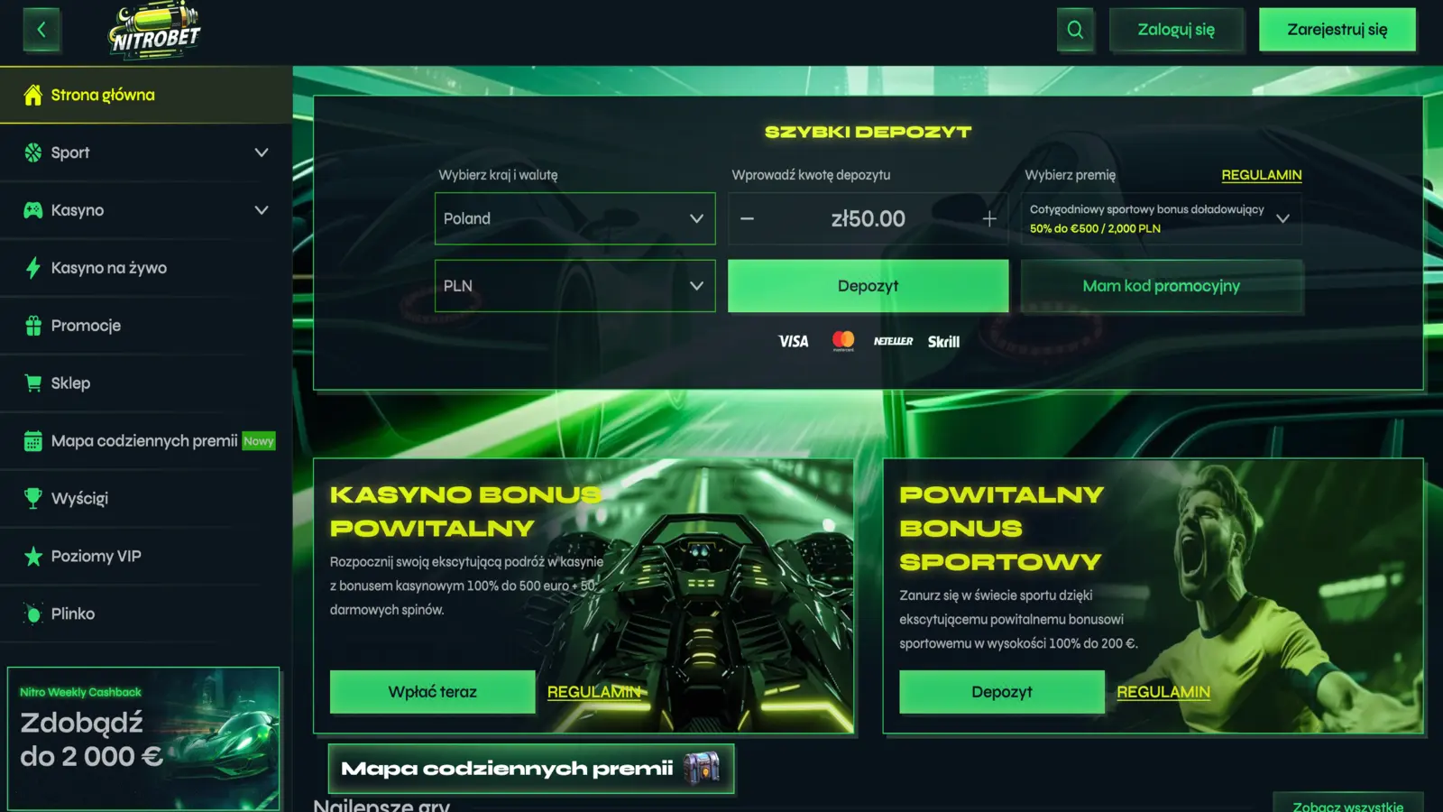 Nitrobet Strona główna