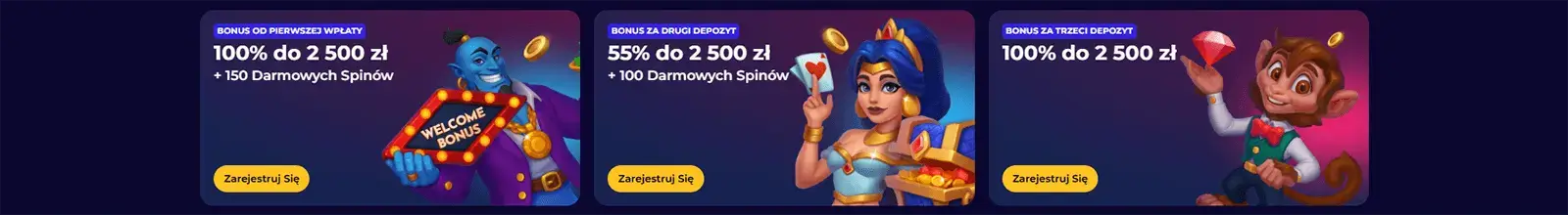 Oferta powitalna kasyna Morospin w Polsce