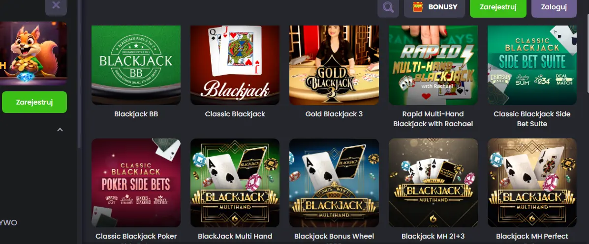 Spinline Casino Games