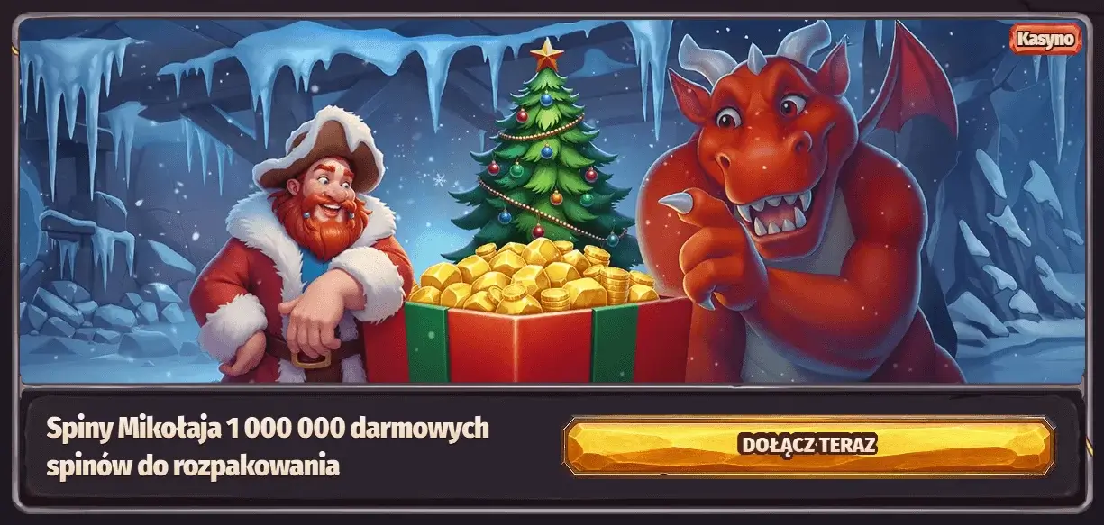 spiny mikołaja 1 000 000 darmowych spinów do rozpakowania