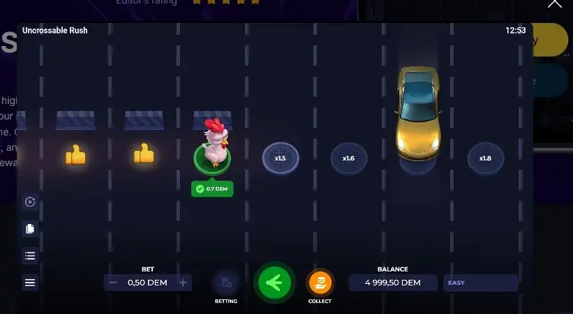 uncrossable rush demo