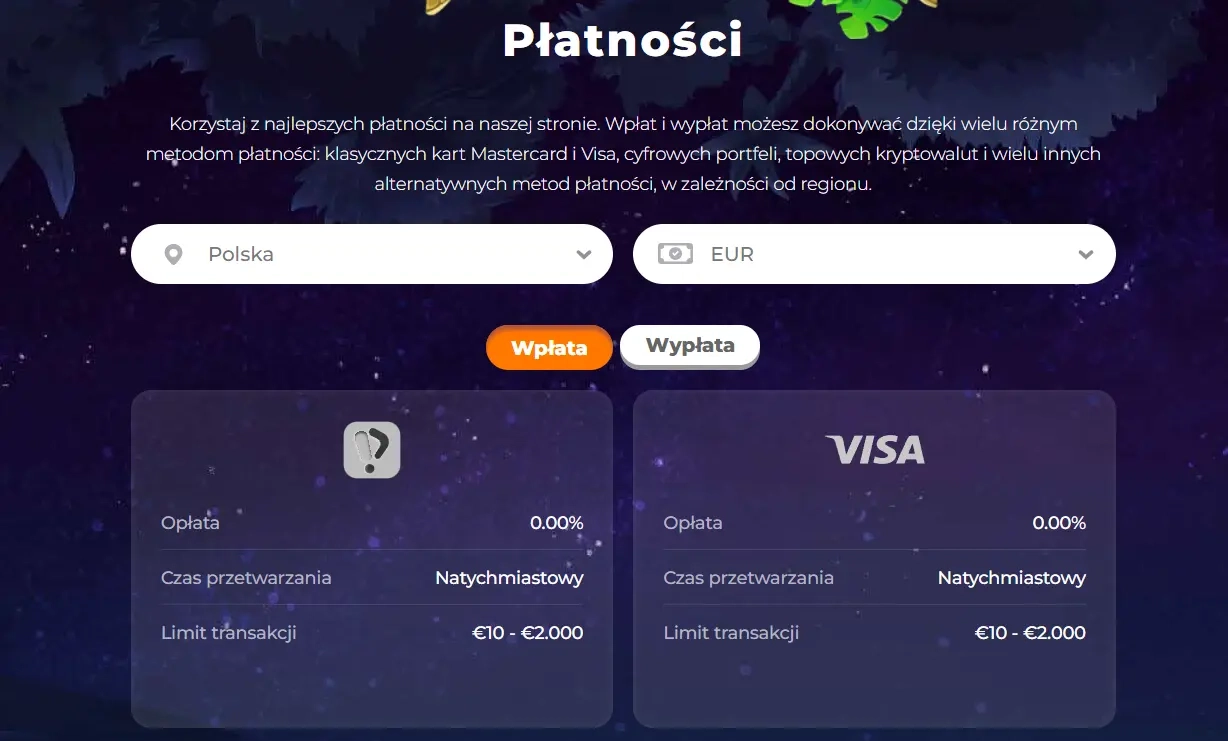Wazamba Casino w Euro