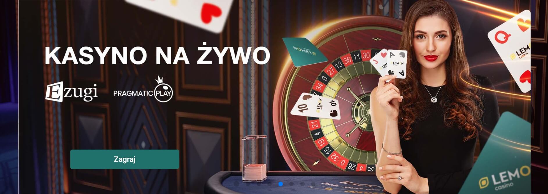 lemon live casino screenshot