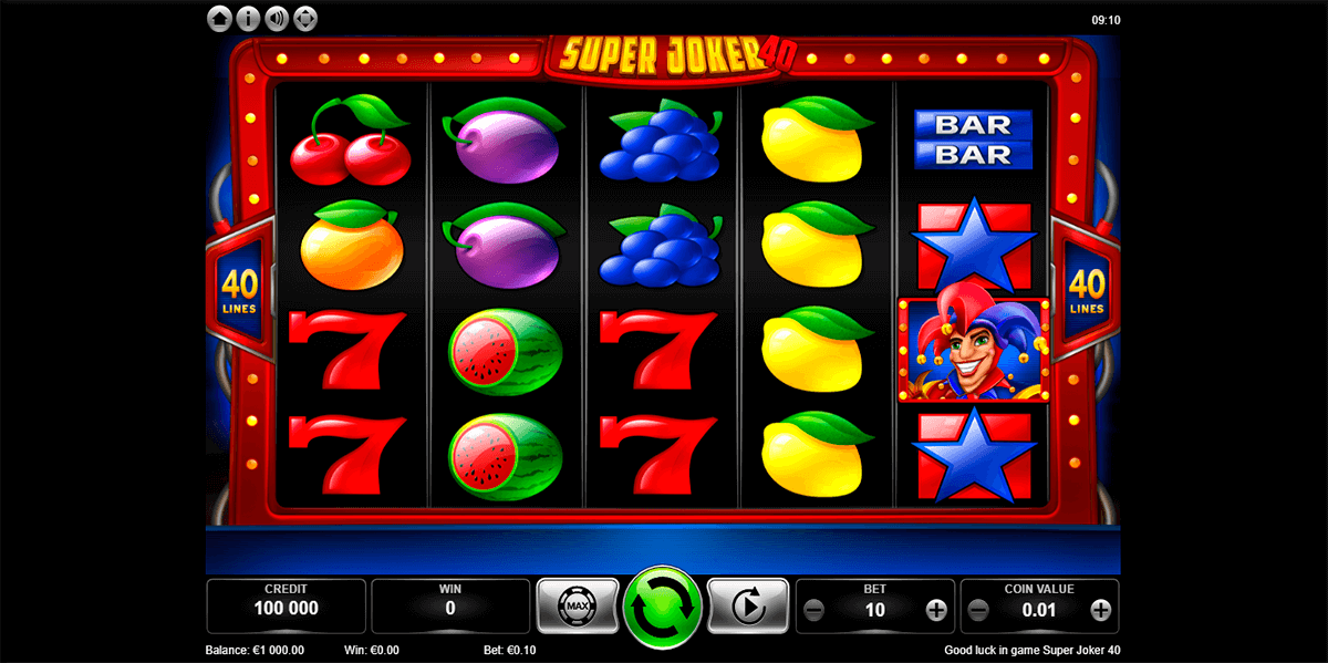 super joker 40 kajot automat online 